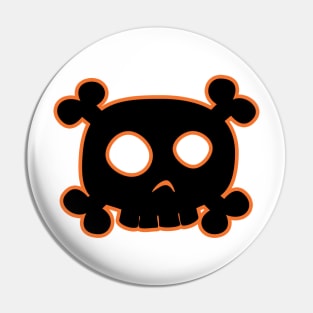 Halloween Skull Pin