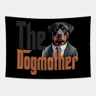 Rottweiler Dog Mom Dogmother Dogs Mommy Rottie Tapestry