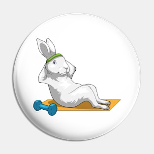 Bunny Fitness Sit ups Sports Pin