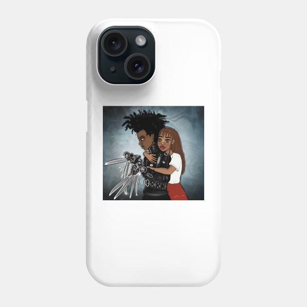 Edward Scissorhands Phone Case by bananapeppersart