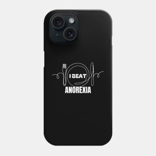 i beat anorexia Phone Case