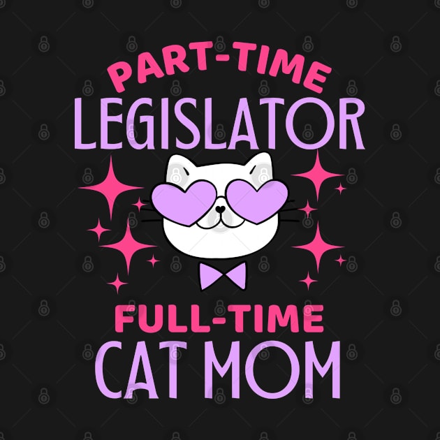 Funny Legislator Mom Cat by AhmedImagine