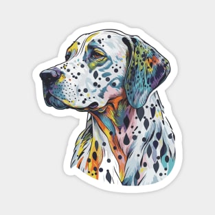 Dalmatian Dog Art Magnet