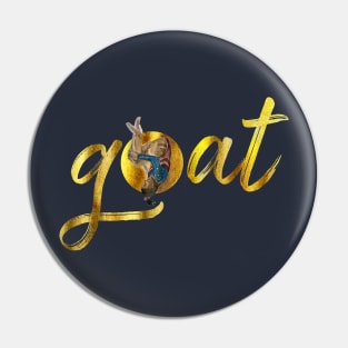 Simone Biles goat Pin