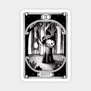 The Hermit tarot card Magnet