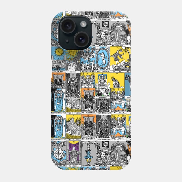 Major Arcana Tarot Print Phone Case by AnnieBCreative