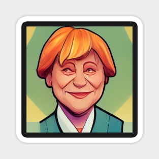 Angela Merkel | Comics Style Magnet