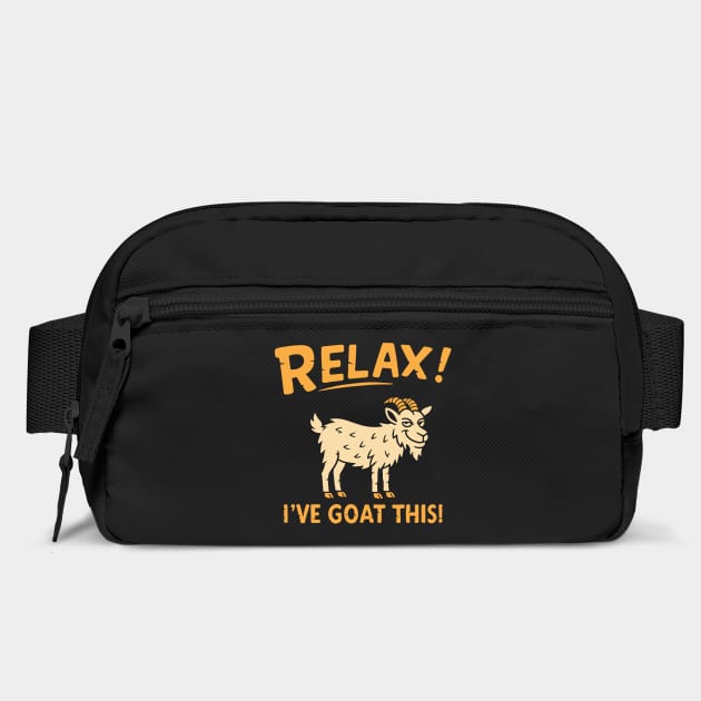 Relax I've Goat This Mischievous Animal Pun Humor by Anticorporati