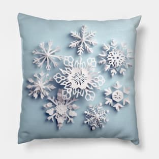 Paper Snowflake Delights Pillow