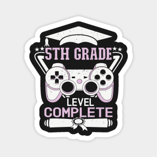 5th Grade Level Complete Design is Cute 5th Grade Graduation Magnet