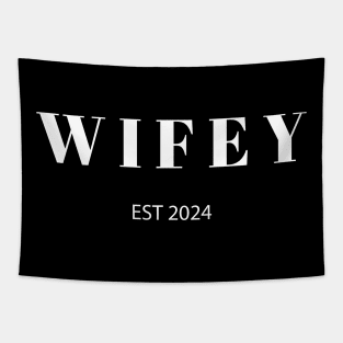 WIFEY EST 2023 Matching just married couple in 2023 Tapestry