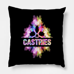 Castries Tie Dye Watercolor Gift Souvenir Pillow