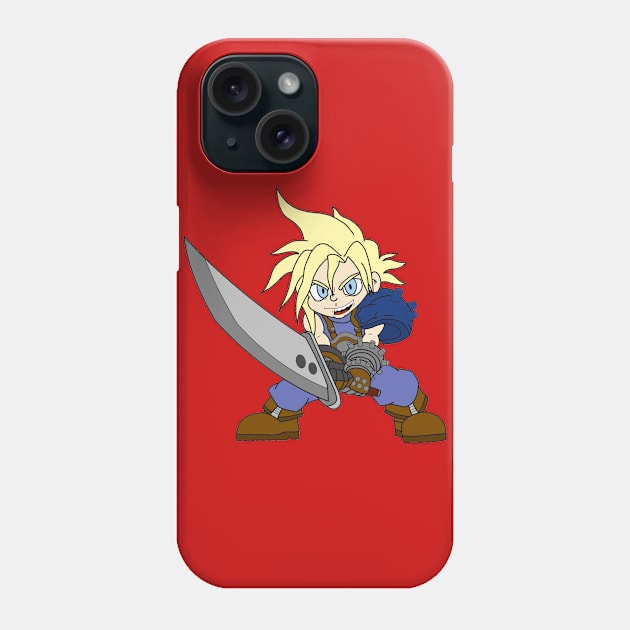 Cloud Strife Phone Case by knightwatchpublishing