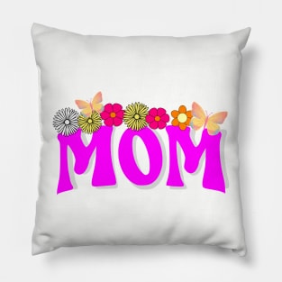 Retro mom mothers day Pillow