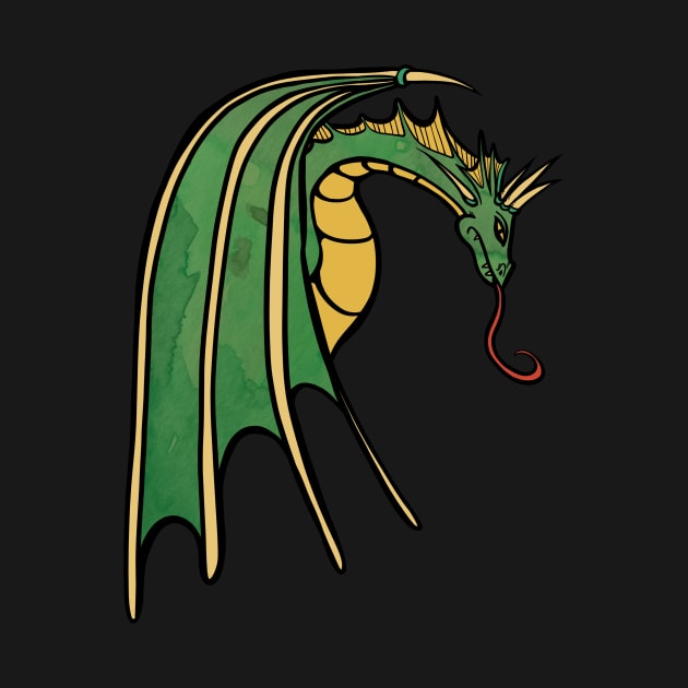 Green Dragon by bubbsnugg