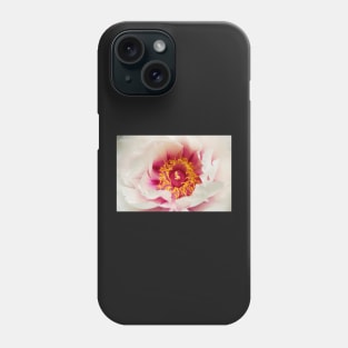 White Peony Phone Case