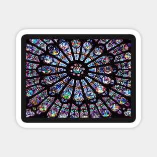 Notre Dame window Magnet