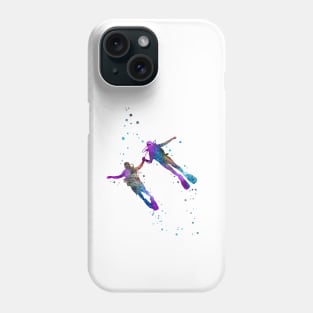 Scuba couple Phone Case