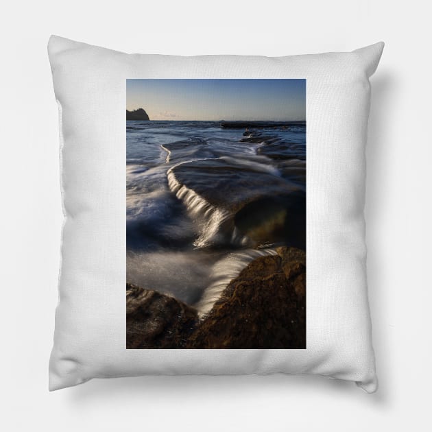 Remote Coastline Pillow by Geoff79