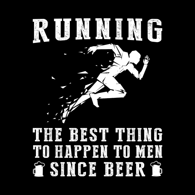 Running & Relaxation: The Perfect Pair Since Beer & Wine - Funny T-Shirt by MKGift