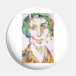 VIRGINIA WOOLF - watercolor portrait .3 Pin