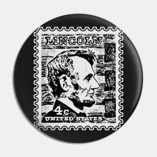 4 Cent Lincoln Stamp 1282 Pin