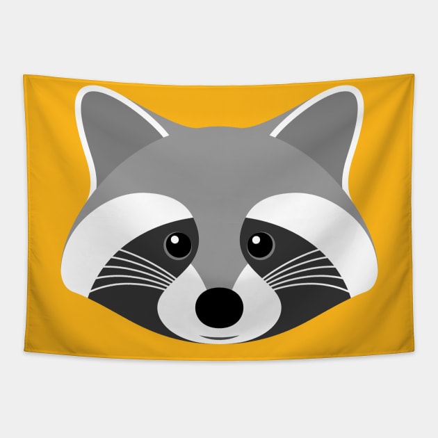 Raccoon Tapestry by tuditees