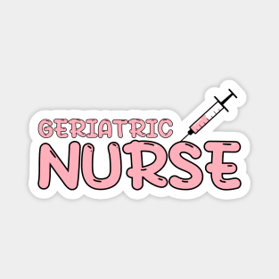 Geriatric Nurse Red Magnet