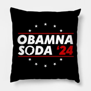 Obamna Soda 2024 Funny Trump Pillow