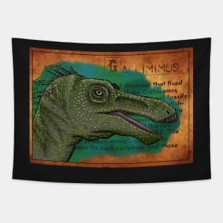 Gallimimus Dinosaur Tapestry