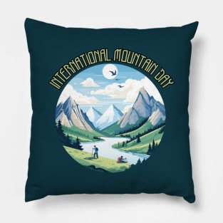 International Mountain Day Pillow