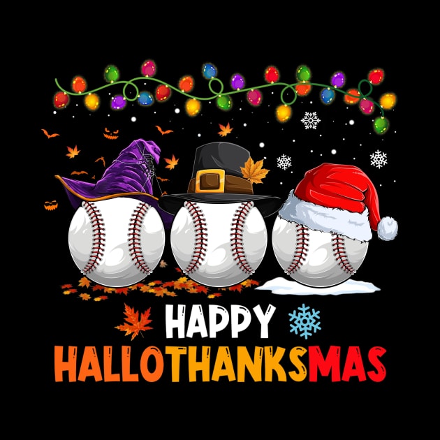 Baseball Costume Halloween Thanksgiving Christmas Happy Hallothanksmas by Magazine