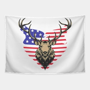 American elk Tapestry