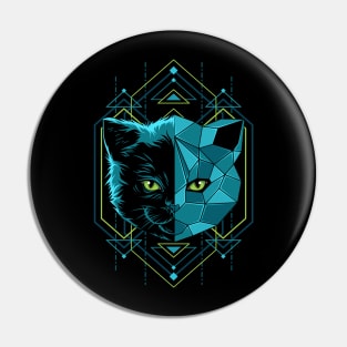 Cat Head Geometry Pin