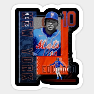 Eduardo Escobar Baseball Paper Poster Mets - Eduardo Escobar