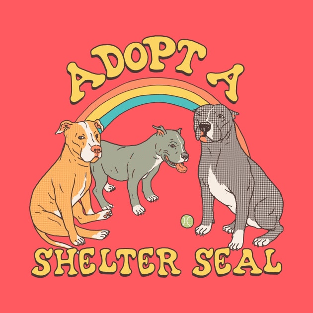 Adopt A Shelter Seal by Hillary White Rabbit