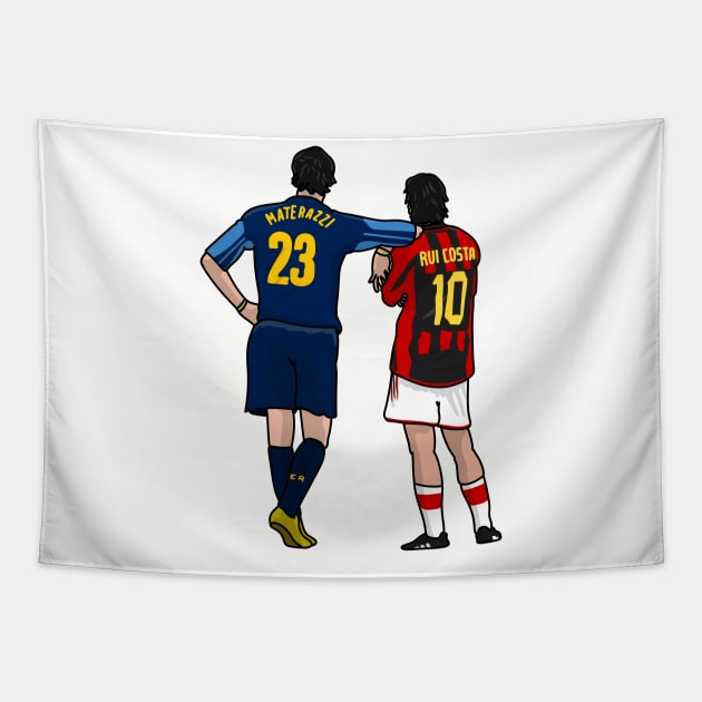 Materazzi and rui Tapestry by Rsclstar