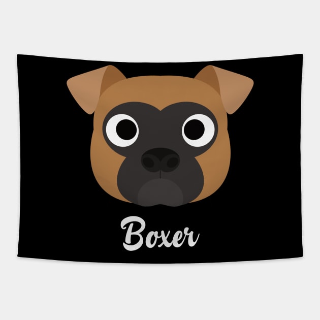 Boxer - Boxer Dog Tapestry by DoggyStyles