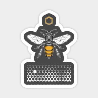 bee and honeycomb Magnet