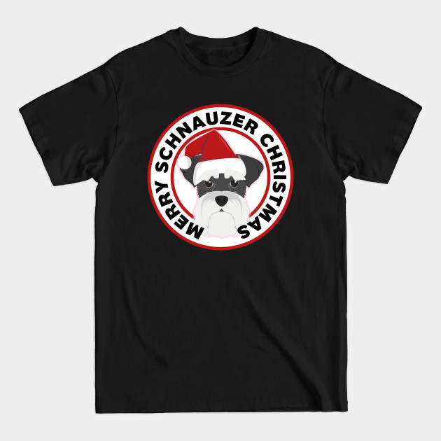 Disover Merry Christmas Schnauzer - Schnauzer - T-Shirt