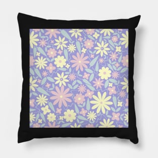 Cotton Candy Lilac Florals Pillow