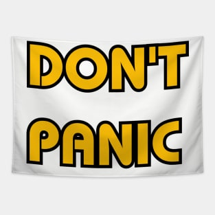 Don't Panic - Yellow Tapestry