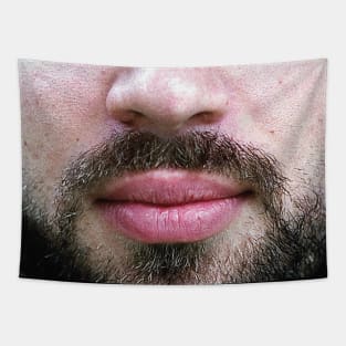 Face Mask with mouth |Funny Man Face Mask | Smile Face Mask | men Face Mask | Funny Face Mask Tapestry