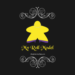 Roll Model, yellow, dark T-Shirt