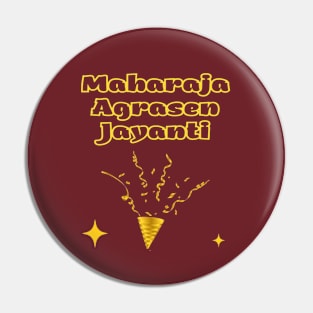 Indian Festivals - Maharaja Agrasen Jayanti Pin