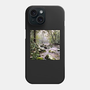 Misty Mountain Stream Phone Case