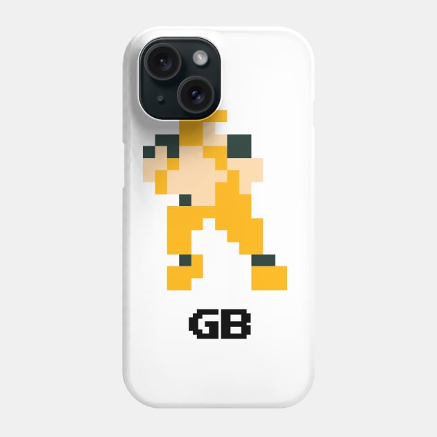 8-Bit Quarterback - Green Bay Phone Case by The Pixel League