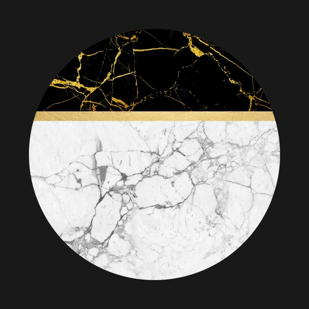 Marble and Gold by Vin Zzep