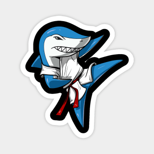 Karate Shark Magnet