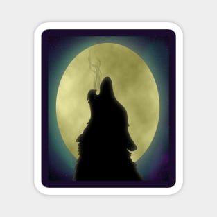 Moonlight Howl Magnet